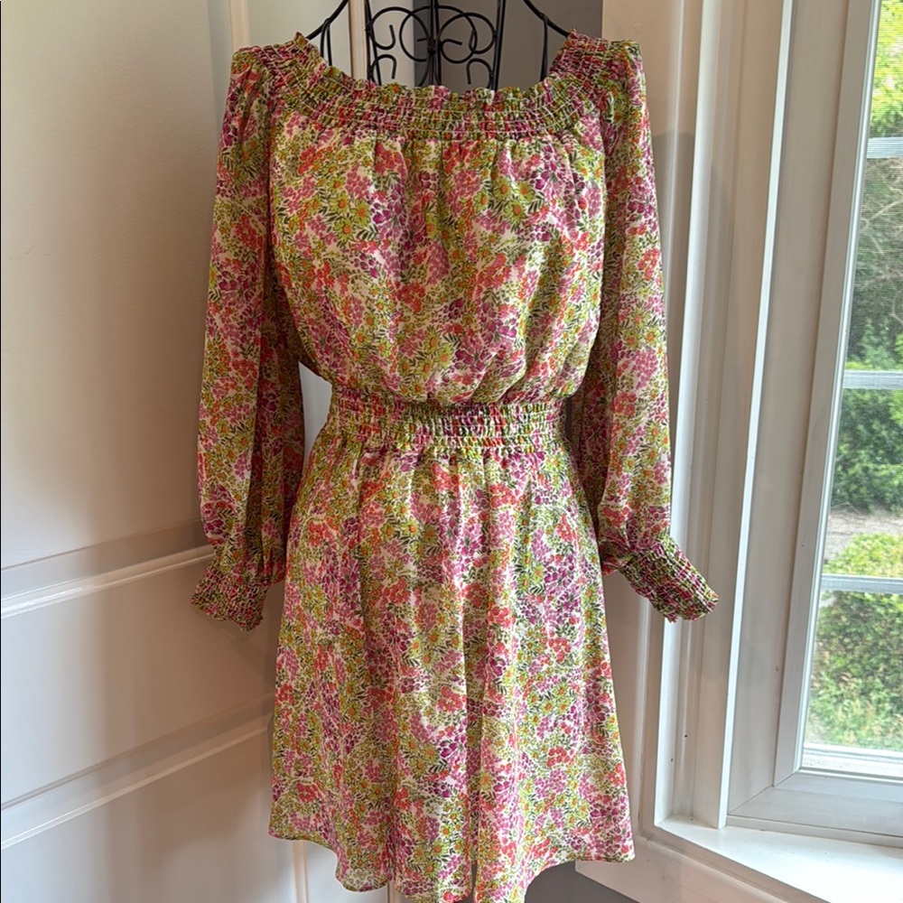 LEYDEN Ciron Daisy off the shoulder dress - Picture 3 of 5